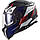 LS2 FF327 Challenger CT2 Alloy White Blue Red, XS Мотошолом інтеграл з окулярами, фото 5