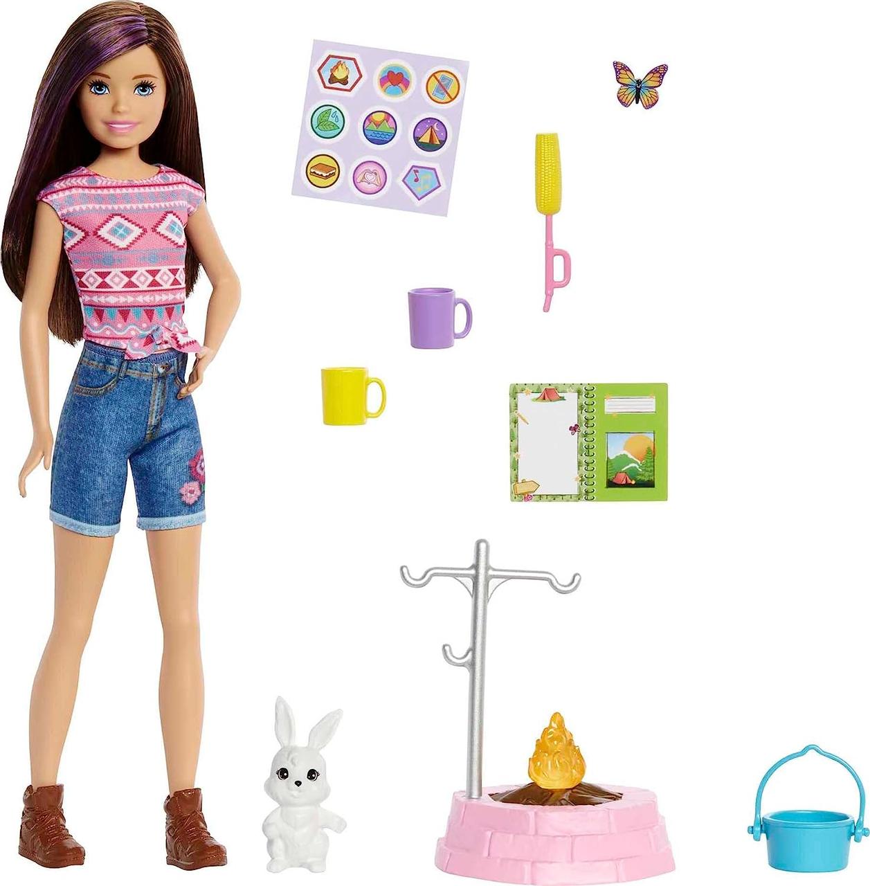 Лялька Барбі Кемпінг Barbie It Takes Two Skipper Doll & Accessories HDF71