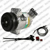 Компрессор кондиционера DELPHI TSP0155449 для OPEL Astra GH, Meriva, Zafira B 1,6-1,8 на VAUXHALL ASTRA