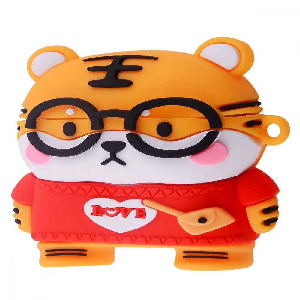 Чохол для навушників AirPods Pro Tiger love multicolour