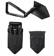 Лопата тактична саперна Mil-Tec розкладна чорна 15522050.solve