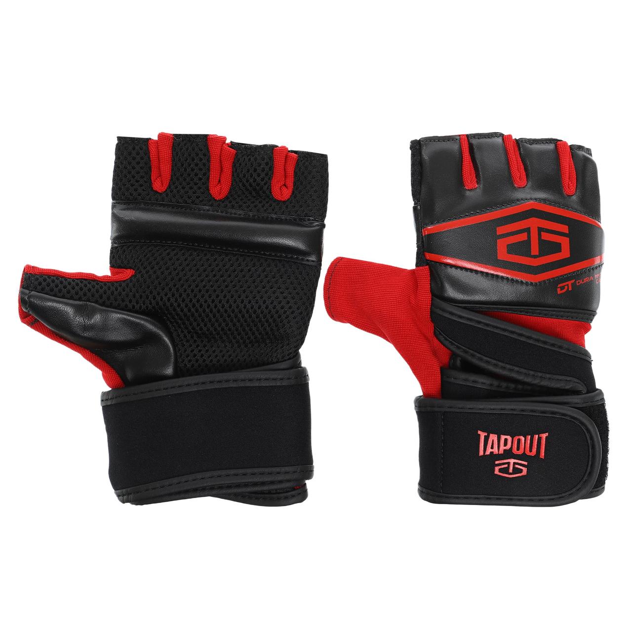 Перчатки для смешанных единоборств MMA TapOut 168520 размер S-M Black-Red - фото 3 - id-p1887236830