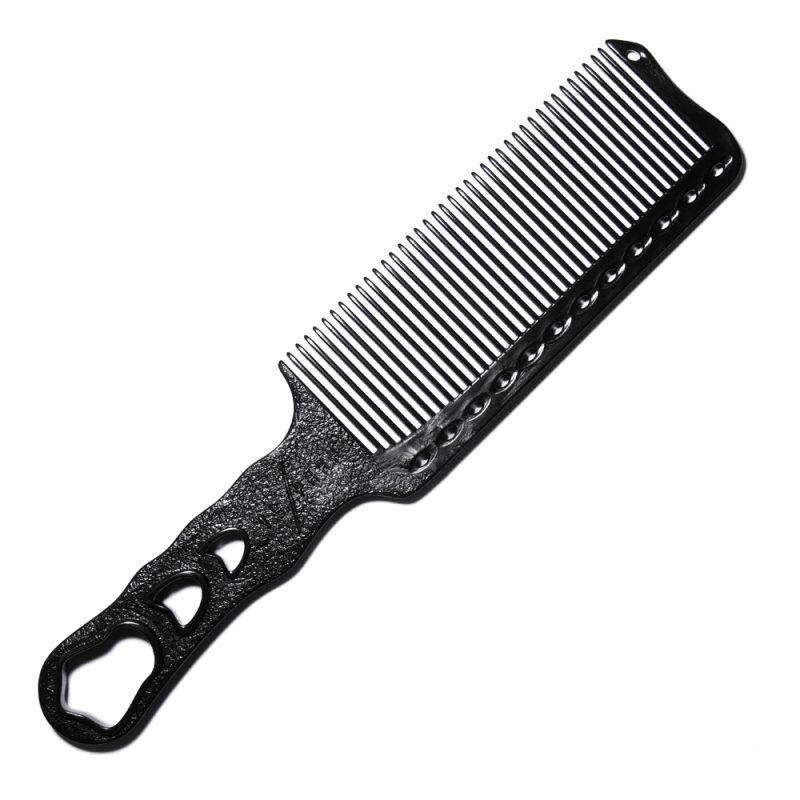 Гребінець для тушовки Y.S. Park Clipper Combs Soft Carbon YS-282 Black, L=240мм, фото 1