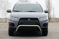 Кенгурятник WT007 (нерж.) для Mitsubishi Outlander 2006-2012рр