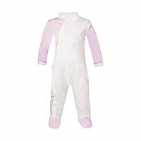 Комбінезон дитячий для дівчинки GABBI Красива як мама Рожевий на зріст 74 (10897)