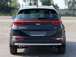 Задній захист AK002 (нерж) для Kia Sportage 2015-2021 рр