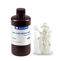 Anycubic ABS Pro resin (біла), фотополімерна смола, 1 кг.