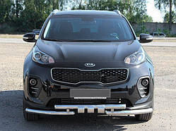 Передній захист ST009-15 (нерж) для Kia Sportage 2015-2021 рр