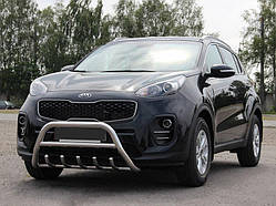 Кенгурятник WT003 (нерж) для Kia Sportage 2015-2021 рр