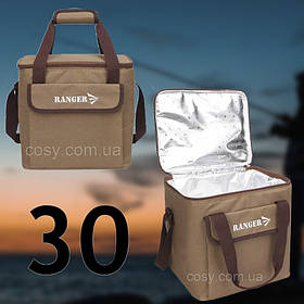 Термосумка для туризму та відпочинку на природі Ranger (30Л) Коричневий