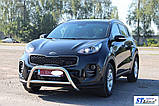 Кенгурятник WT006 (нерж) для Kia Sportage 2015-2021 рр, фото 2