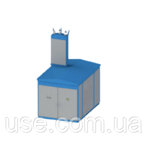 Трансформаторна підстанція міських мереж, КТПММ-630/10/0,4 У1, із силовим трансформатором, прохідна