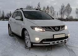 Передній захист ST015 (нерж) для Nissan Murano 2008-2014 рр