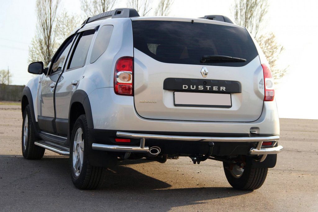 Задня дуга AK005-Special (нерж.) для Renault Duster 2008-2017 рр