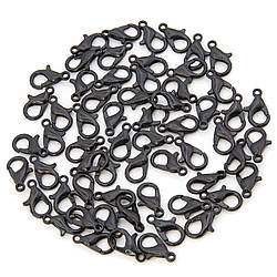 Карабін в упаковці +-20 шт. 12 мм Чорний