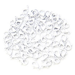 Карабін в упаковці +-20 шт. 12 мм Білий