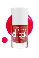 Тинт для губ и щек PASTEL Lip to Cheek tint 02 LOLITA