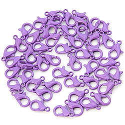 Карабін в упаковці +-20 шт. 12 мм Фіолетовий