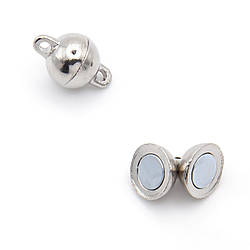 Замок магнітний Куля 8 мм Платина 1 шт.