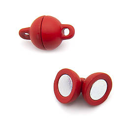 Замок магнітний Куля 8 мм Червоний 1 шт.