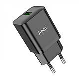 Зарядний пристрій із швидкою зарядкою QC3.0 HOCO N26 |USB|, фото 6