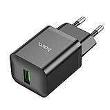 Зарядний пристрій із швидкою зарядкою QC3.0 HOCO N26 |USB|, фото 5