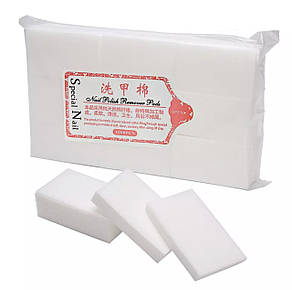 Серветки одноразові безворсові Special Nail для манікюру - кольорові (до 1000 шт. в упаковці) Білий, фото 2