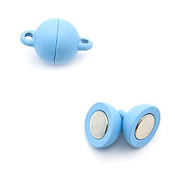 Замок магнітний Куля 8 мм Блакитний 1 шт.