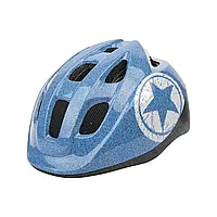 Велосипедний шолом Polisport JUNIOR JEANS blue-white / Розмір 52-56 см