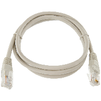 Патч-корд литий UTP RJ45 кат. 5Е 1 м (сірий)