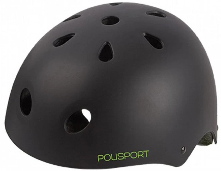 Велосипедний шолом Polisport URBAN RADICAL black matte-green / Розмір 53-55 см (8741100002)