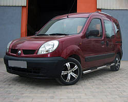 Бічні труби (2 шт., нерж.) для Renault Kangoo 1998-2008 рр