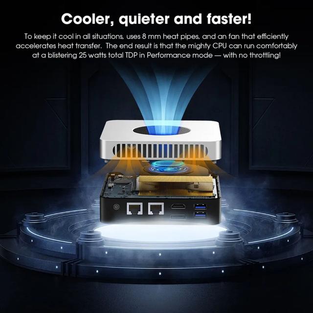 Мини ПК CHUWI LarkBox X Mini PC Intel N100 12JGB SSD WiFi