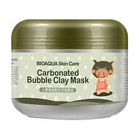 Опт Очищающая пузырьковая маска для лица Bioaqua Carbonated Bubble Clay Mask, 100 г