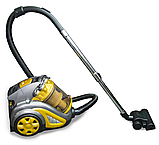 Пилосос Domotec MS-4408 3600Вт без мішка циклонний колбовий для дому контейнерний жовтий, фото 6