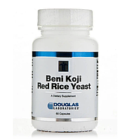 Бени Коджи Красный дрожжевой рис Douglas Laboratories (Beni Koji Red Rice Yeast) 60 капсул