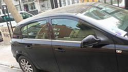 Зовнішня окантовка стекол (нерж) Sedan, OmsaLine - Італійська нержавійка для Opel Astra H 2004-2013 рр