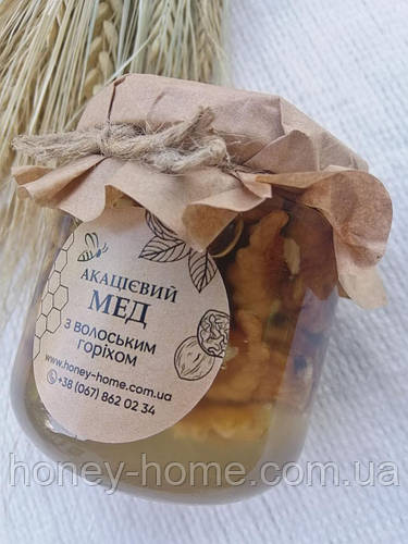 Мед акации с грецкими орехами 280г (ID#1513492933), цена: 120 ₴, купить ...