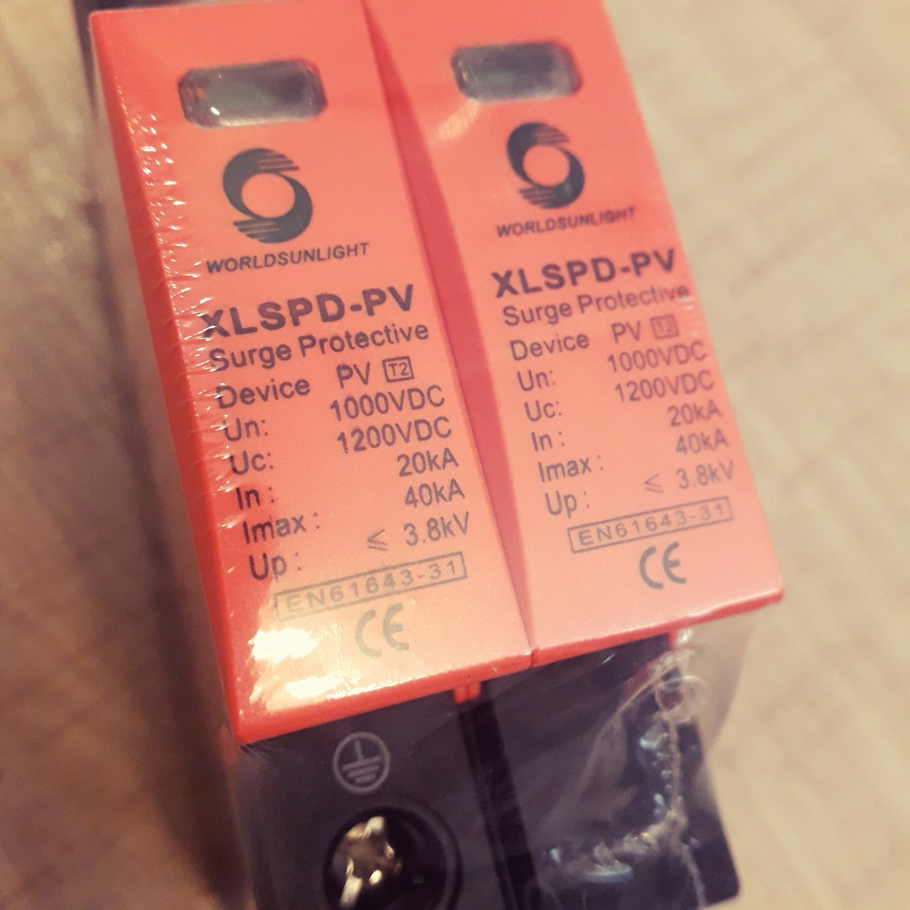 Пристрій захисту від імпульсних перенапруг УЗІП DC до 40ka 1200V, фото 1
