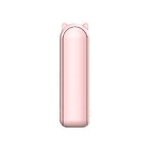 USB ручний вентилятор міні портативний на акумуляторі з вушками Folding Fan Pink, фото 4