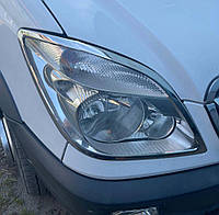 Накладки на фары (2 шт, нерж.) для Mercedes Sprinter 2006-2018 гг.