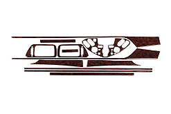 Накладки на панель Дерево для Nissan Primera P12 2002-2007 рр