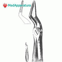 Щипцы с узкими губками для удаления корней зубов верхней челюсти № 51А Щ-182