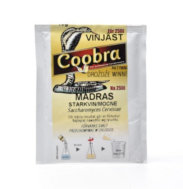 Винні дріжджі Coobra MADRAS для червоного вина