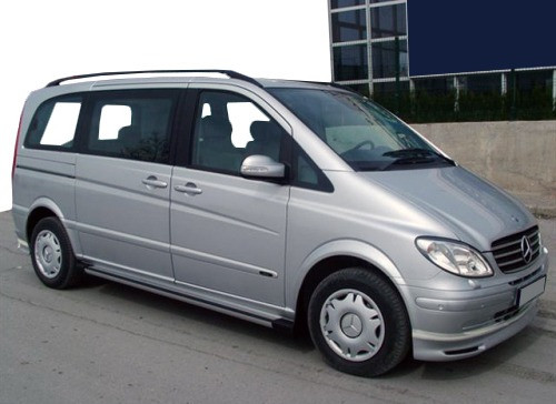 Накладка на бампер BRB V1 (під фарбування) 2010-2015 рік для Mercedes Vito W639 2004-2015 рр.