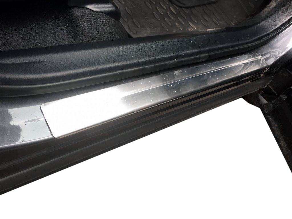 Накладки на пороги OmsaLine (4 шт, нерж) для Toyota Rav 4 2013-2018 рр, фото 1
