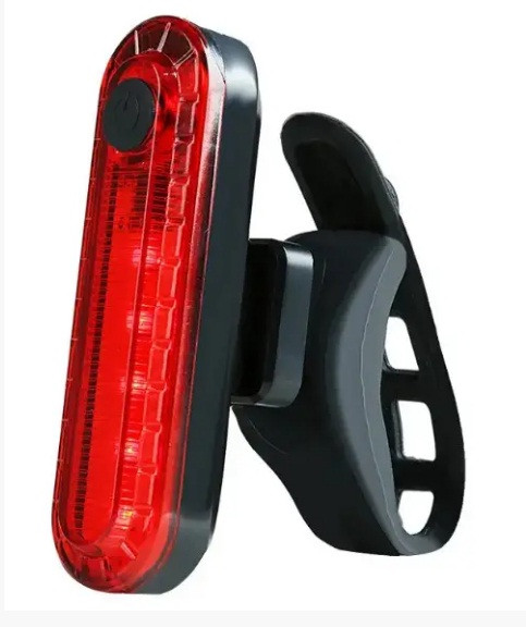 Задня фара для велосипеда HJ-05-5SMD waterprooof + microUSB + 5 режимів