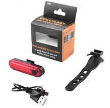Задня фара для велосипеда HJ-05-5SMD waterprooof + microUSB + 5 режимів, фото 6