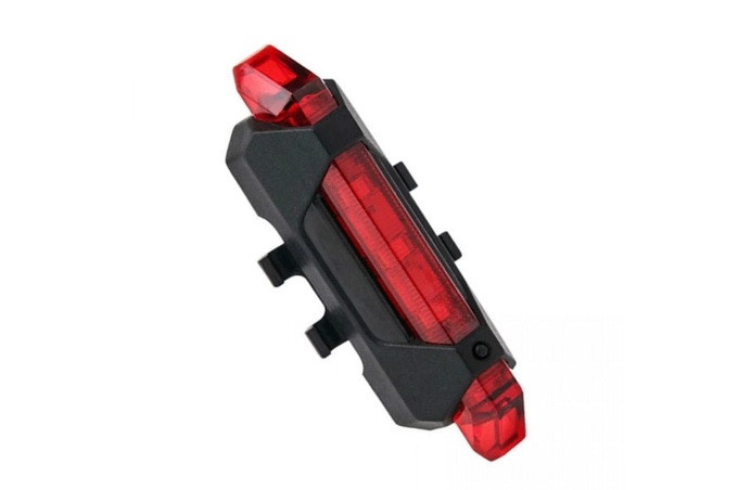 Задня фара BauTech DC-918/AQY-093, аккум. Li-ion, micro USB, червоний (DC-918-red)