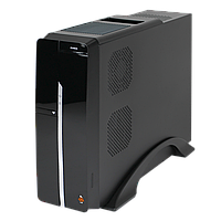 Корпус LP S608 BK 400W Slim 2xUSB 2.0